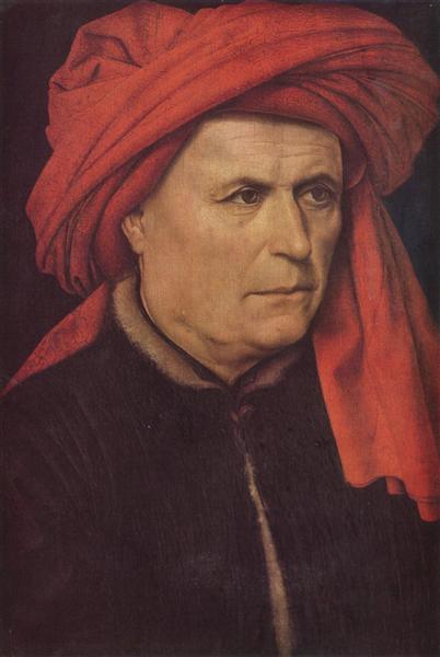 Retrato de um Homem, c.1430 - Robert Campin