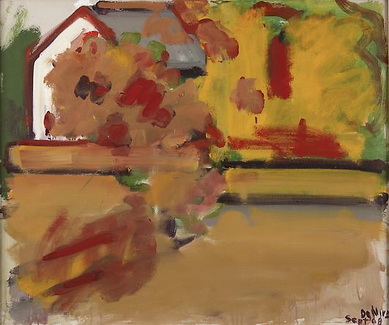 Autumn Landscape with House, 1968 - Роберт Де Ниро (старший)
