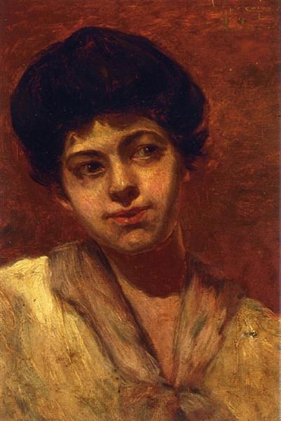 Portrait of Gertrude, 1902 - Robert Julian Onderdonk
