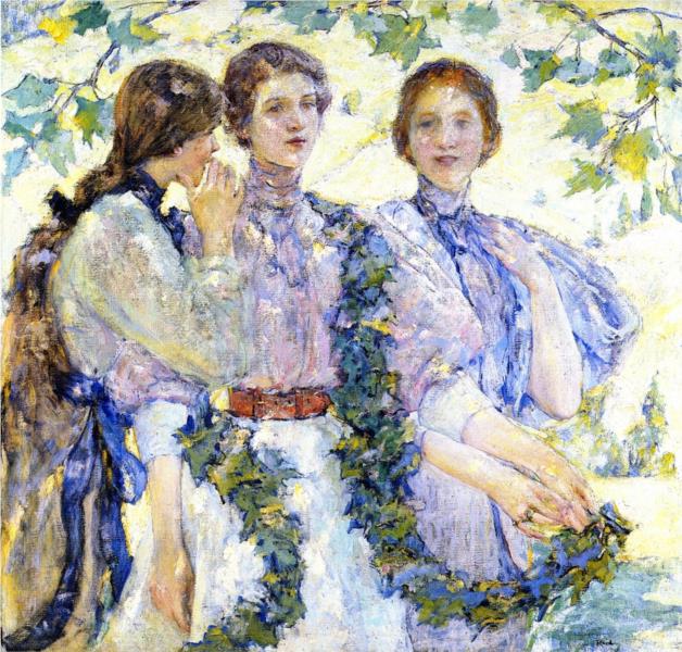 The Trio, 1898 - Robert Lewis Reid