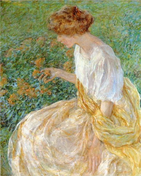 The Yellow Flower, 1908 - Роберт Льюис Рид