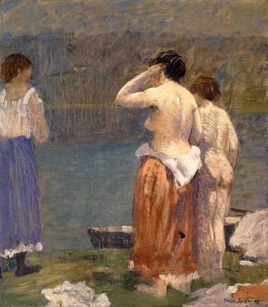 On the Bank, 1929 - Robert Spencer