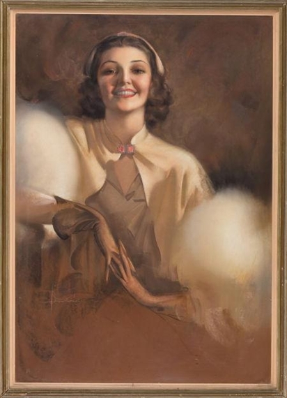 Portrait of Mamie June Rose Carnegie - Рольф Армстронг