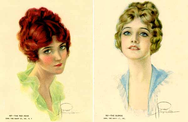 The Red Head and The Blonde - Rolf Armstrong