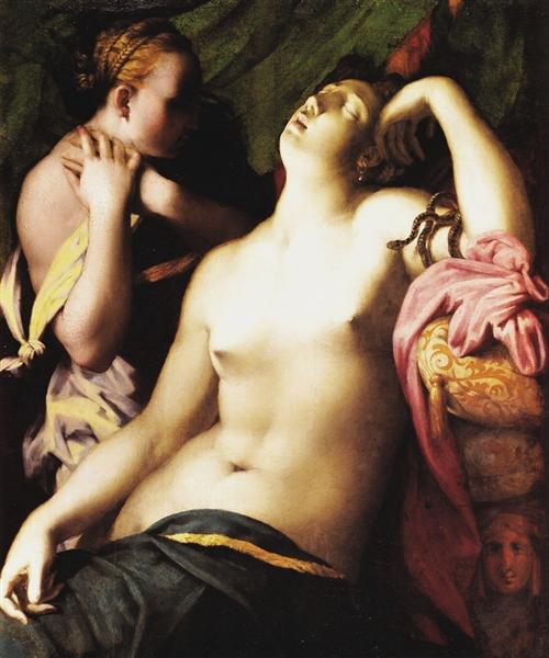 Death of Cleopatra, 1525 - Россо Фьорентино
