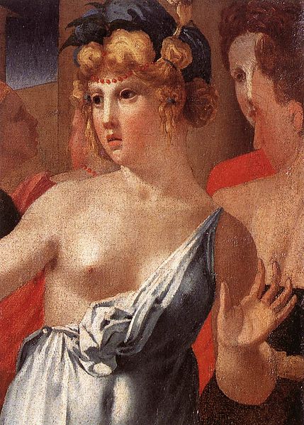 Moses Defending the Daughters of Jethro (detail), 1524 - Rosso Fiorentino