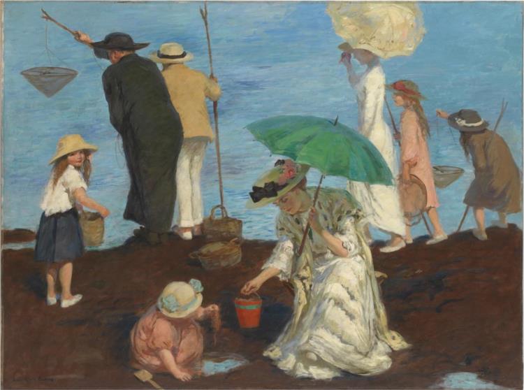 Shrimp Fishers at Saint Georges, 1907 - Руперт Банні