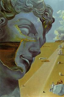 After the Head of 'Giuliano di Medici - Salvador Dalí