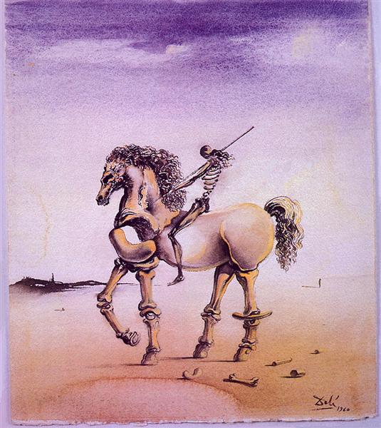 Cavallo Metafisco, 1960 - Сальвадор Далі