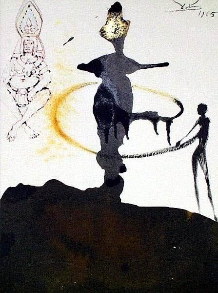 Filiae Herodiadis saltatio (Matthew 14:6), 1964 - Salvador Dalí