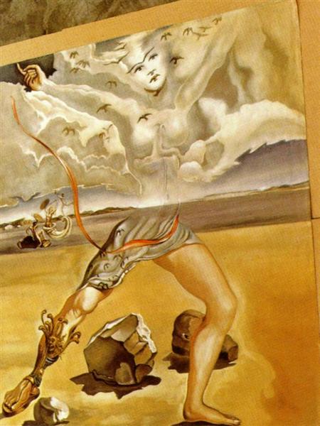 Mural Painting for Helena Rubinstein (panel 1), 1942 - Salvador Dalí