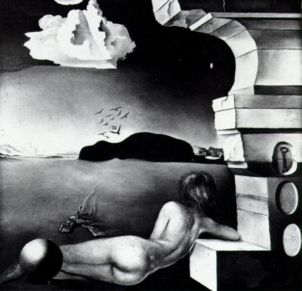 Nude on the Plain of Rosas, 1942 - Salvador Dali