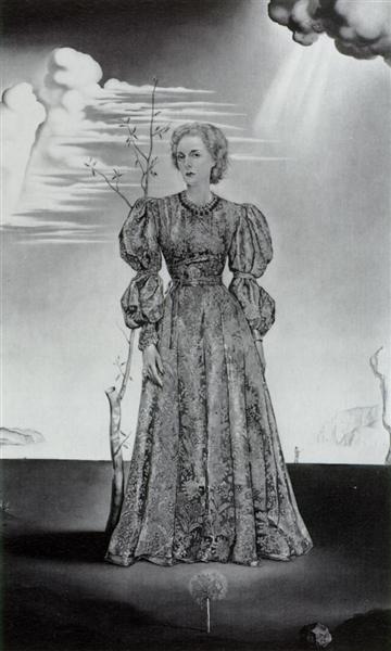 Portrait of Nada Pachevich, 1948 - Сальвадор Далі