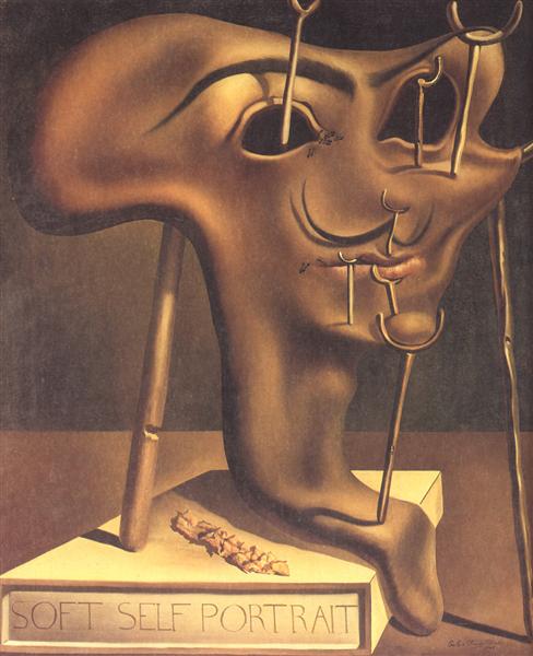 Soft Self-Portrait with Fried Bacon, 1941 - Salvador Dali - WikiArt.org