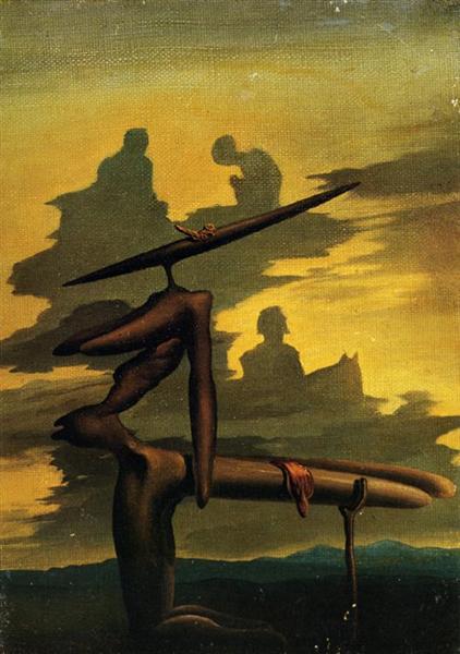 The Spectre of the Angelus, c.1934 - Salvador Dalí