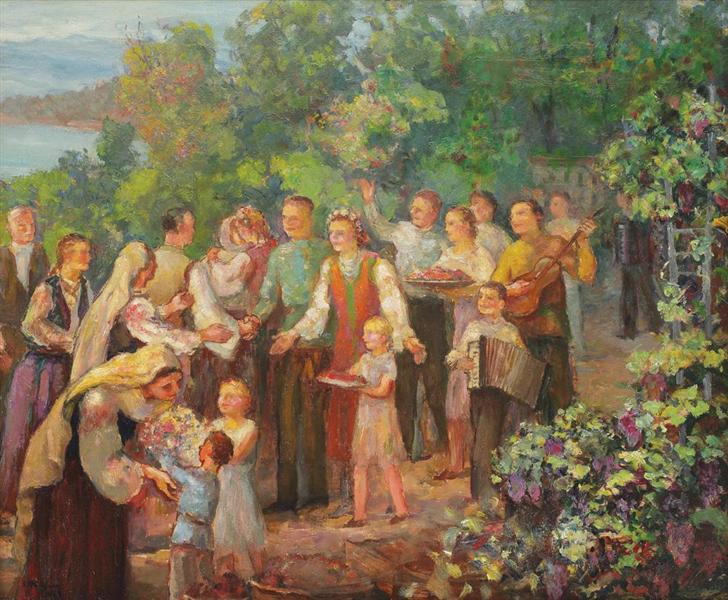 Nuntă la sat, 1952 - Самуель Мютцнер