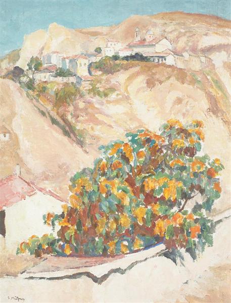Roses in Balcic, 1930 - Самуэль Мютцнер
