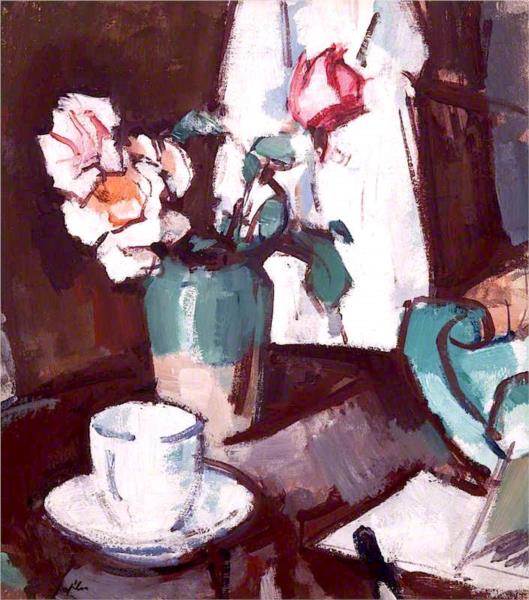 A Still Life of Roses, 1931 - Samuel Peploe