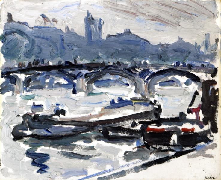 On the Seine, 1907 - Сэмюэл Пепло