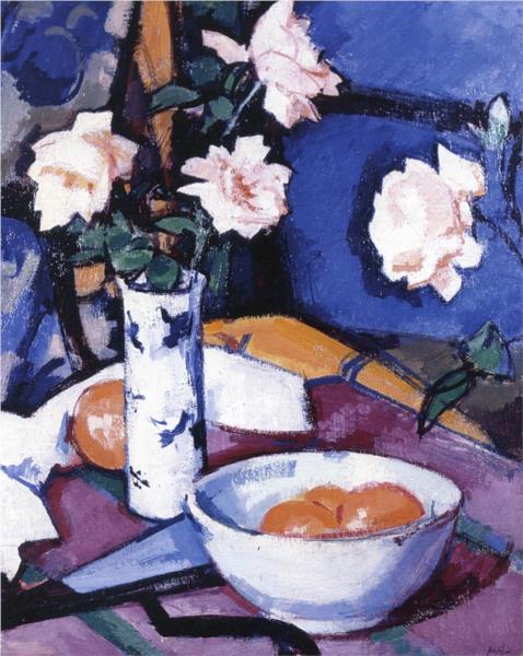 Still Life with Roses, 1924 - Samuel Peploe