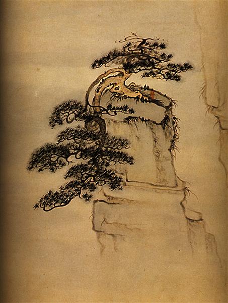 View of Mount Huang, 1656 - 1707 - Shi Tao