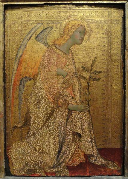 The Angel of the Annunciation, 1333 - Симоне Мартини