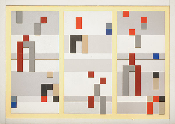 Vertical and horizontal composition, 1928 - Sophie Taeuber-Arp