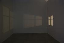 Paper Moon (Studio Wall at Night) - Спенсер Финч