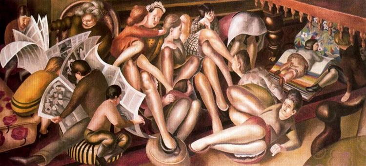 Bridesmaids at Cana, 1935 - Stanley Spencer