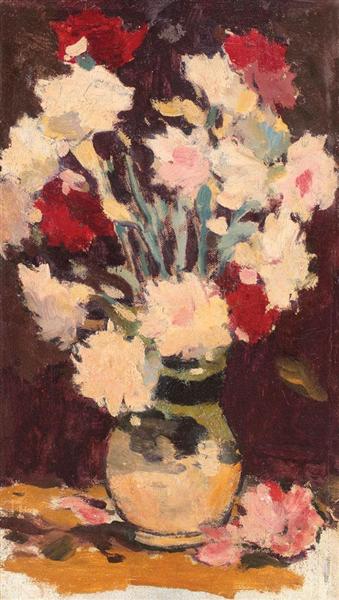 Vase with Carnations, 1907 - Штефан Лучіан