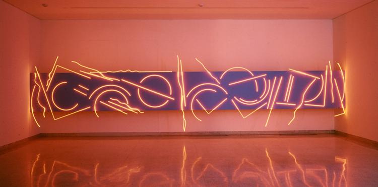 Neon for La Jolla, 1984 - Стивен Антонакос