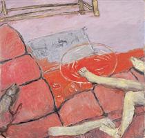 Pink Couch - Susan Rothenberg