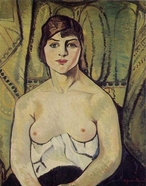 Portrait of a Woman, 1917 - Сюзанна Валадон