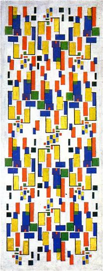 Colour design for a chimney - Theo van Doesburg