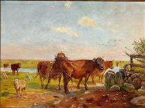 Cattle on Saltholm - Теодор Филипсен