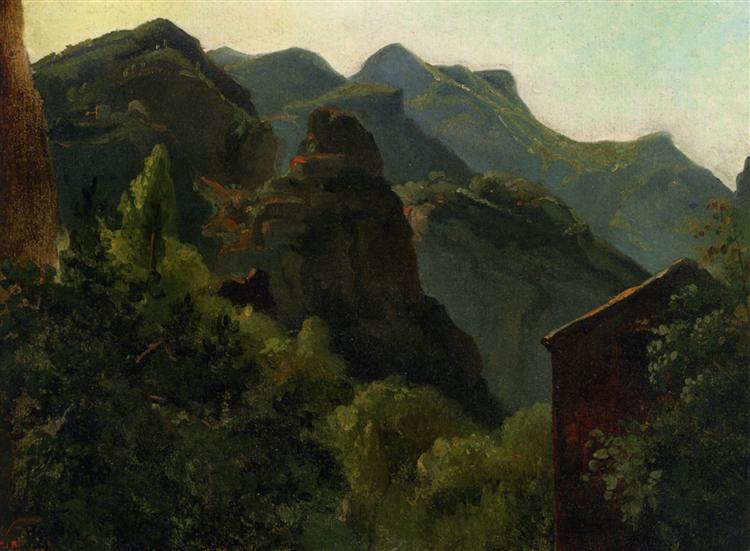 Side of the Valley of Saint-Vincent (Auvergne), c.1830 - Théodore Rousseau