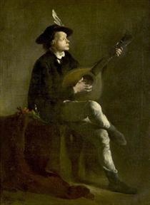 The Musician - Augustin Théodule Ribot