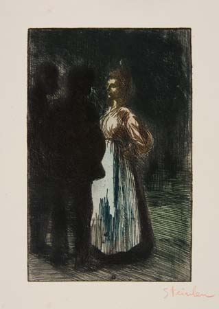 Colloque Nocturne, 1898 - Theophile Steinlen