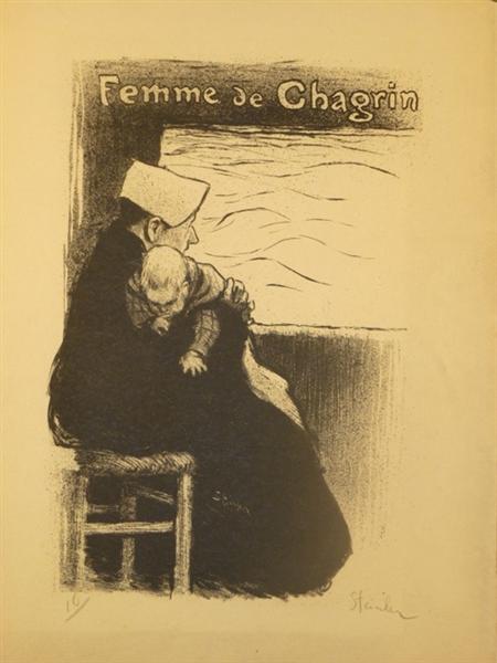 Femme de Chagrin, 1894 - Theophile Steinlen