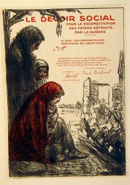 Le Devoir Social, 1917 - Theophile Steinlen