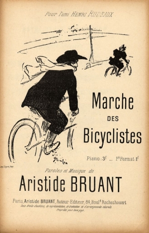 Marche Des Bicyclistes - Theophile Steinlen