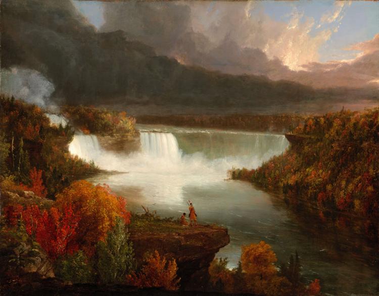 Distant View of Niagara Falls, 1830 - Thomas Cole