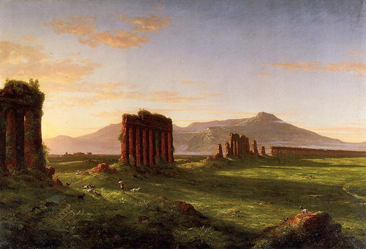Roman Campagna, 1843 - Thomas Cole