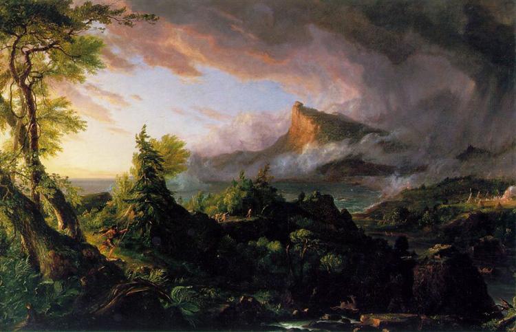 The Course of Empire: The Savage State, 1834 - Thomas Cole
