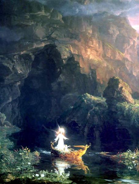 The Voyage of Life: Childhood (detail) - Thomas Cole