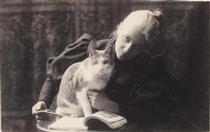 Amelia Van Buren with a Cat - Томас Ікінс