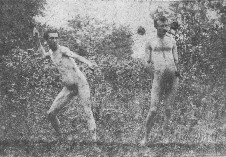 J. Laurie Wallace and unidentified model, 1883 - Томас Ікінс
