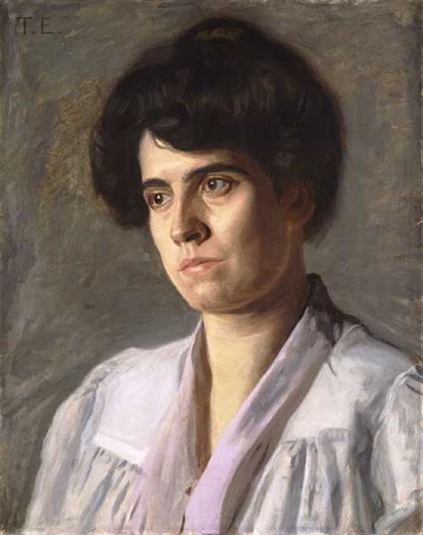 Portrait of Harriet Husson Carville - Томас Икинс