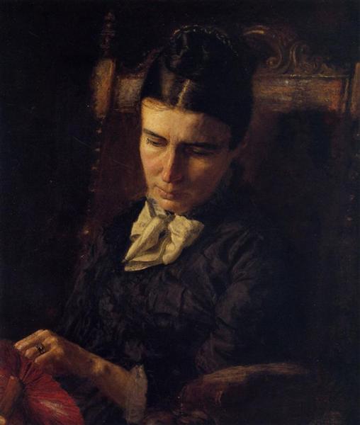 Portrait of Sarah Ward Brinton, 1878 - Томас Ікінс