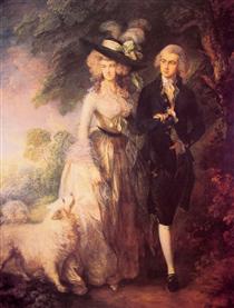 Mr. and Mrs. William Hallett (The Morning Walk) - Thomas Gainsborough